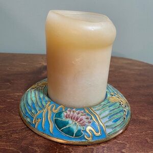 Colorful Cloisonne Candle Holder